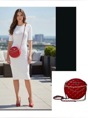 Badgley Mischka | Bags | New Badgley Mischka Ruched  display picture 1